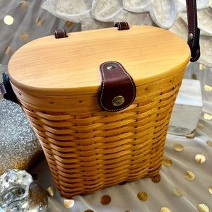 Rare Vintage Longaberger medium/Large picnic basket purse